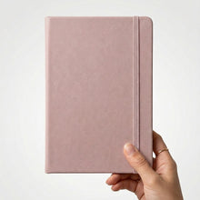 Load image into Gallery viewer, Champagne Pink Personalised A5 PU Leather Journal Notebook