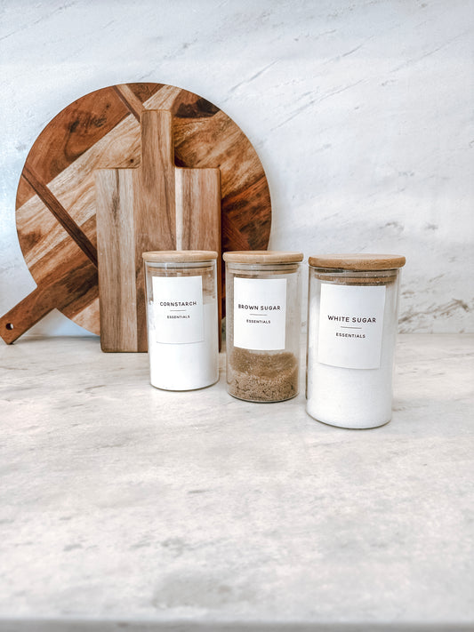 Custom Minimalist Container Labels Rectangle