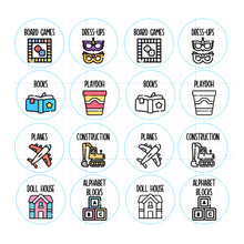 Load image into Gallery viewer, Wooden Kids Toy Storage Labels