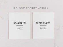 Load image into Gallery viewer, Custom Minimalist Container Labels Rectangle