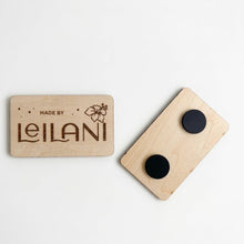 Load image into Gallery viewer, Custom Kids' Artwork Fridge Magnet on Engraved Wood
