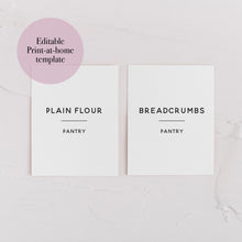 Load image into Gallery viewer, Editable Minimalist Rectangle Labels - Digital Template
